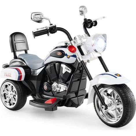 Moto elettrica della polizia per bambini da 6 v luci e suoni regolabili 235369293 (1/5)