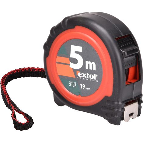 Nastro metrico EXTOL PREMIUM, 5 m, larghezza 19 mm