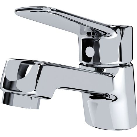Rubinetto Bagno Per Lavabo Miscelatore Monocomando Cromato Per Lavandino In Ottone Cromato Design Curvo E Moderno Owosso