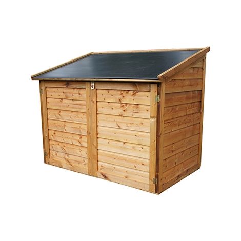 box da esterno chalet et jardin "troncadero 1200" in legno di pino 154x96x125 cm
