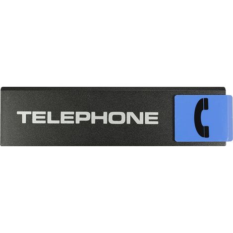 Plaque de porte Téléphone - Europe design 175x45mm - 4260747