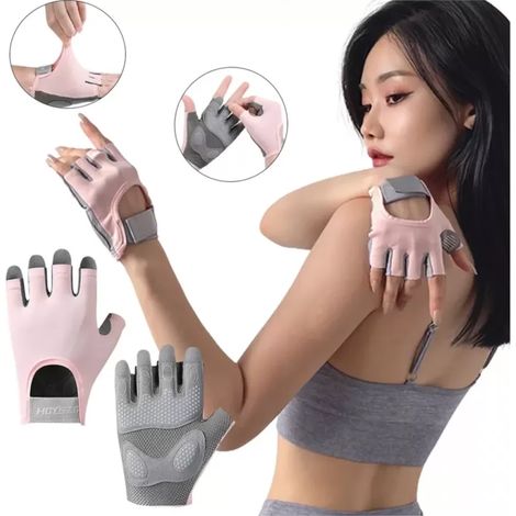 1 Paire Gants de musculation,poignée renforcée,matériaux respirables,pour CrossFit et salle de sport (1/5)