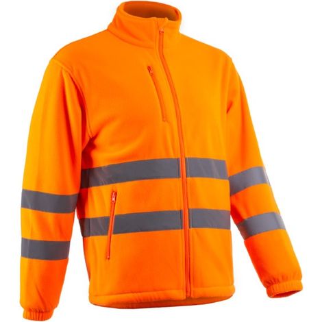 Chaqueta de trabajo polar Coverguard RITTO tamaño 4XL naranja HV