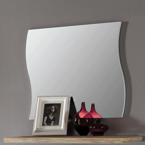 Dmora - Spiegel Dcoubi, Badezimmerspiegel, 100% Made in Italy, cm 71x2h60 (1/3)