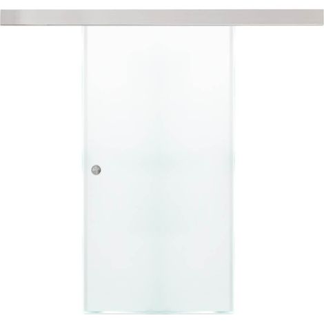 HOME DELUXE - Porta scorrevole in vetro Vetro satinato SAPHIR  Dimensioni: 205x105 cm