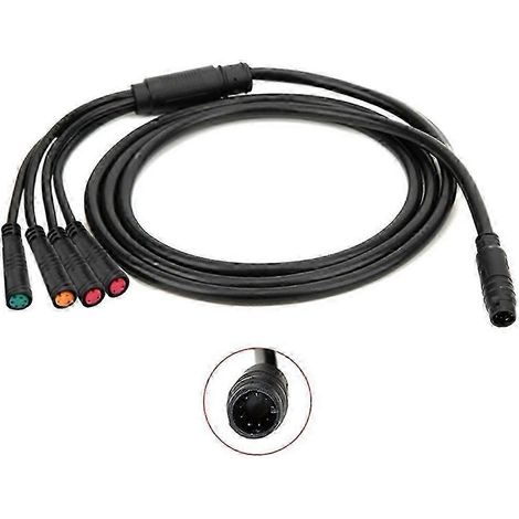 Câble principal étanche à 8 broches pour vélos électriques, compatible avec certains contrôleurs KT. (1/5)