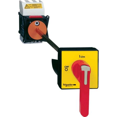 TeSys SCHNEIDER 125A 3-poliger 690V AC Not-Aus-Schalter mit rotem Griff