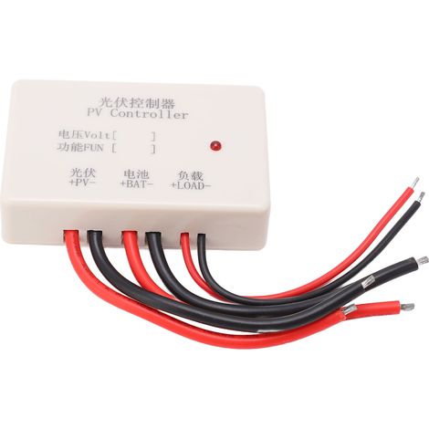 Régulateur solaire intelligent IP65 étanche pour panneau solaire batterie, contrôleur de charge pour caravane bateau Type A (sortie sombre pour éclairage) (1/5)