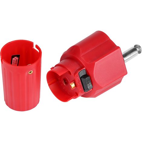 Moteur rotatif robuste rouge de 1,5 V pour barbecue, avec support et grille. (1/5)