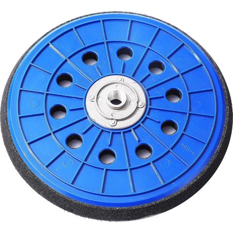Disco de lijado de 215 mm, plato de soporte para lijadora con 10 orificios para DWS225BT/DC/R y Scheppach DS 200/210/900/920/930, plato de soporte M14 para lijadora de techo Giraffe, lijadora de cuell (1/5)
