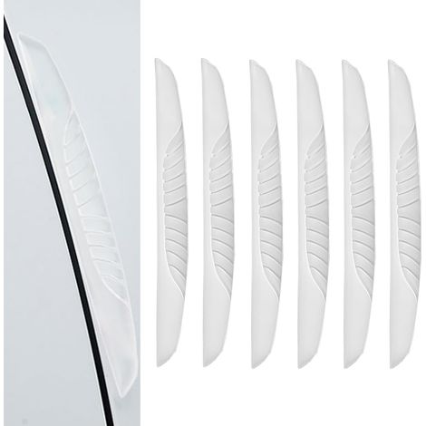 6 Pieces Car Anti-Collision Strips, Anti-Rubbing Bumper Protection Strip, Side Door Edge Protector, Anti-Scratch for Car, for All Vehicles (Transparent) (1/5)