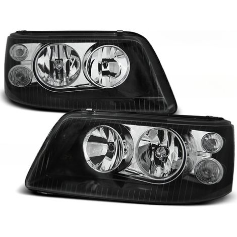 Paire de feux phares Design VW T5 de 2003 a 2009 Noir-27362075