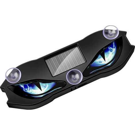 Beyamis Lumière oeil démon bleue - Ventouse vibration triangle fenêtre (1/5)