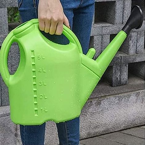 TrAdE Shop Traesio - Annaffiatoio Innaffiatoio Giardinaggio Doccetta Irrigazione Capienza 5l 40x26 Cm - (1/5)
