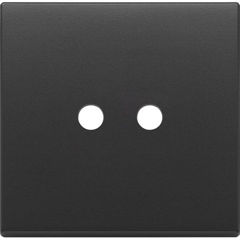 VIMAR - 22682.RN.2.03 Plaque ronde 2Mx2, gris anthracite