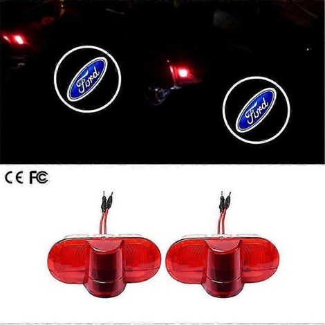 2 pièces de lumières de bienvenue, adaptées aux lumières de bienvenue Ford, aux lumières de bienvenue spéciales des modèles Maxx, aux lumières de projection de porte à LED (1/5)
