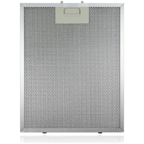 Filtre à graisse métallique pour hotte aspirante – Dimensions 320 x 260 mm – 5 couches filtrantes en aluminium – Installation facile sans outils (1/5)