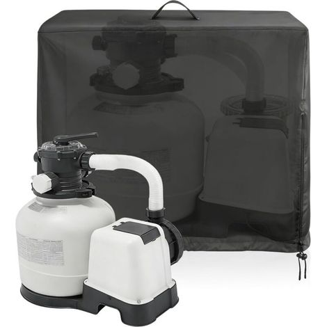 Filtro a sabbia INTEX per piscine - 66 x 62 x 72 cm - Tessuto Oxford 420D resistente ai raggi UV - Copertura impermeabile per pompa per piscina esterna