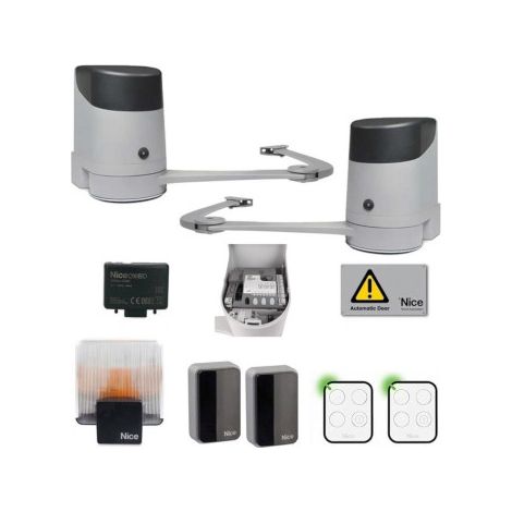 Nice – Moteur électromécanique 24V pour portail battant jusqu'à 3,5m – Bras articulé avec encodeur magnétique – HYKEBDKCE (1/4)