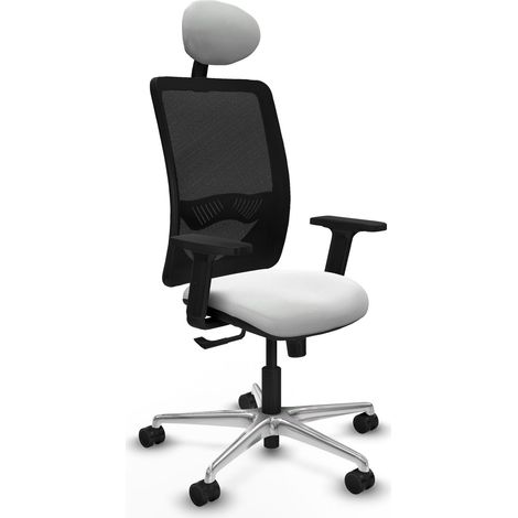 Chaise piqueras y crespo Zulema noir accoudoirs réglables (1/2)