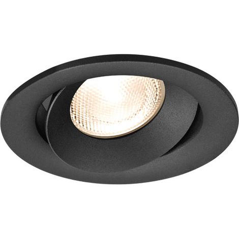 Fixation spot BRAYTRON Tetra-E2, rond, noir, orientable, diamètre 95mm, aluminium (1/5)