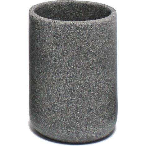 Gobelet Brosse à Dents "Granite" 10cm Gris (1/3)