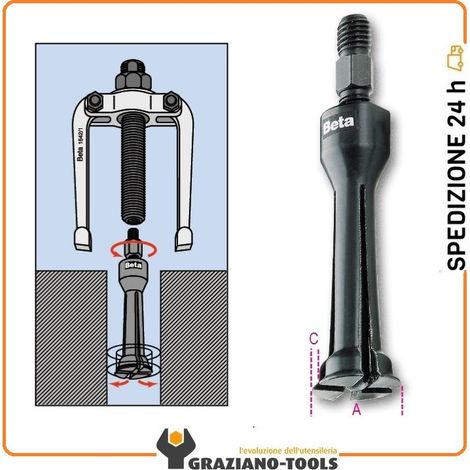 Espansore per interni 3/8 beta 1544/c - 70/115 (1/3)