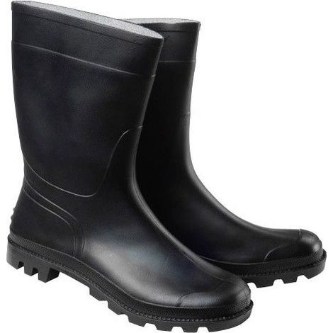 Wolfpack – Bottes basses en caoutchouc noires t. 43 – Imperméables – Semelle résistante aux huiles – Usage professionnel en milieu humide (1/2)