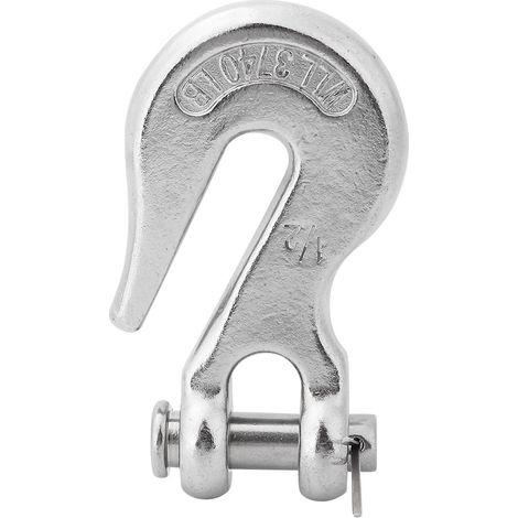 Crochet de levage robuste en acier inoxydable pour bateau à rames et kayak, 1/2" (1/5)