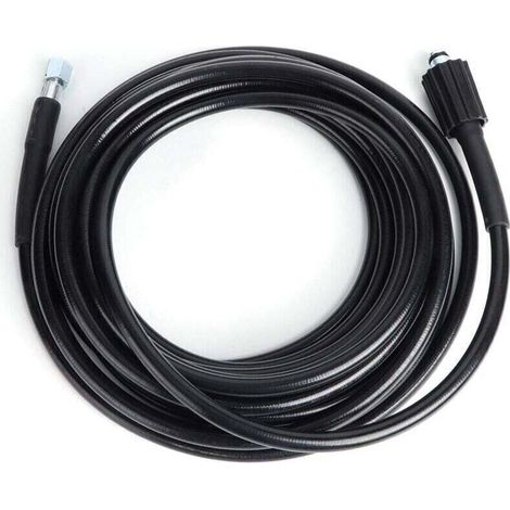 Manguera para hidrolavadora de alta presión, manguera de limpieza roscada M14xM22 de 10 m, para uso industrial en talleres de limpieza de automóviles. (1/3)