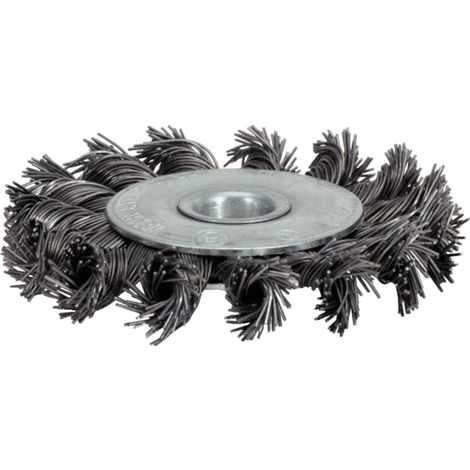 KS Tools Rostfreie Stahldrahtrundbürste 0,5 mm, Ø 100 mm