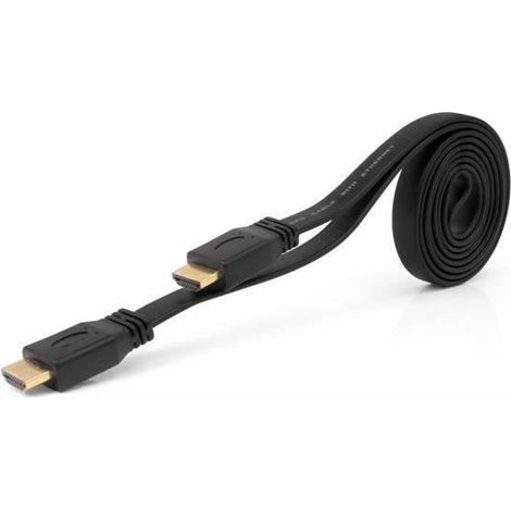 1,5M - Câble HDMI 1.4a / 2.0  compatible Raspberry pi XBOX 360 PS3/4 Blu-Ray HDTV  Haute Vitesse Compatible avec Ethernet (1/2)
