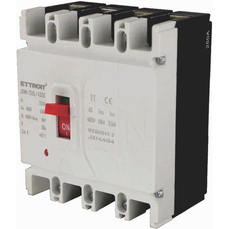 ETTROIT JX14494 mccb MCCB geformte Gehäuseschalter 4P 250A 380V-35KA (1/3)