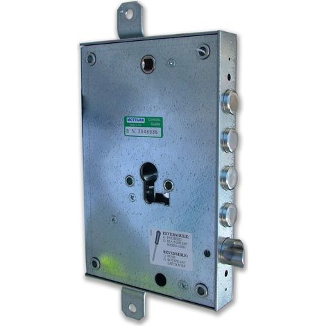 Serratura Metallo Applicare 85571 Mottura F.sagom M2 Tripl con Scr Ip.mm 28