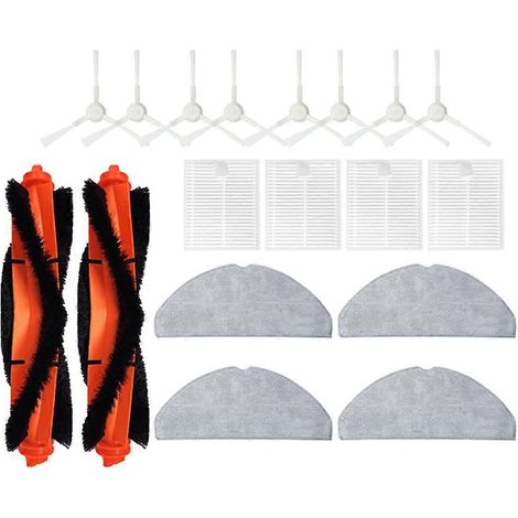 Lot de 18 filtres HEPA compatibles avec les aspirateurs Xiaomi S20 (D106), E12, E10, B112, D106, E10C, 3C Plus, 3C Enhanced et C103. (1/5)
