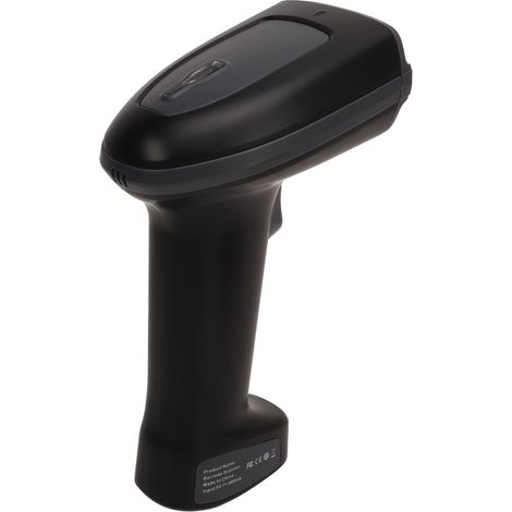 Lecteur de codes-barres sans fil Bluetooth avec base, lecteur de codes-barres 2D longue portée 2,4 GHz pour supermarchés, entrepôts et logistique. (1/5)