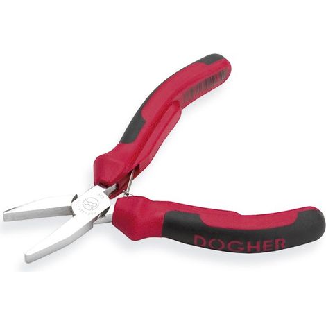 Mini-Zange, flache Mündungen, CrV (125 mm)  DOGHER 226-125