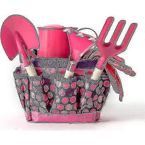 - Ensemble d'outils de jardin pour enfants Urhgart, outils de jardinage, ensemble de jardinage d'extérieur comprenant un sac de transport robuste, un arrosoir, une pelle, un râteau et une truelle. (1/5)