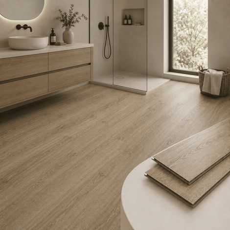 SPC Vinylboden Klick-System Zeder Patina 1,95m² - 5mm Stärke, 0,5mm Nutzschicht - Robuster Designboden