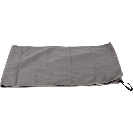 Großes, extrem saugfähiges, schnelltrocknendes Handtuch für Sport, Camping, Wandern, Schwimmen (Grau) (1/5)