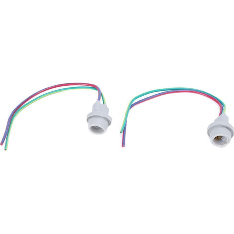 Prise de feu de stationnement, connecteur de lumière de plaque d'immatriculation haute efficacité Plug and Play universel pour scooters pour motos pour 2827 904 906 912 921 W5W. (1/5)