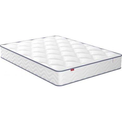 Merinos – Matelas ressorts ensachés 140x190 – Soutien ferme – Accueil moelleux – Épaisseur 23 cm – Mousse mémoire et confort (1/8)
