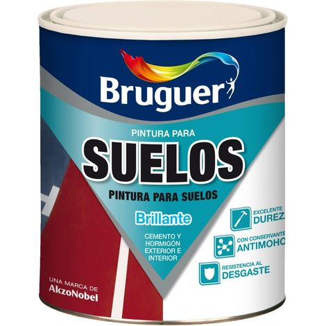 Bruguer Pintura para suelos Terrena brillante Beige 750 Ml