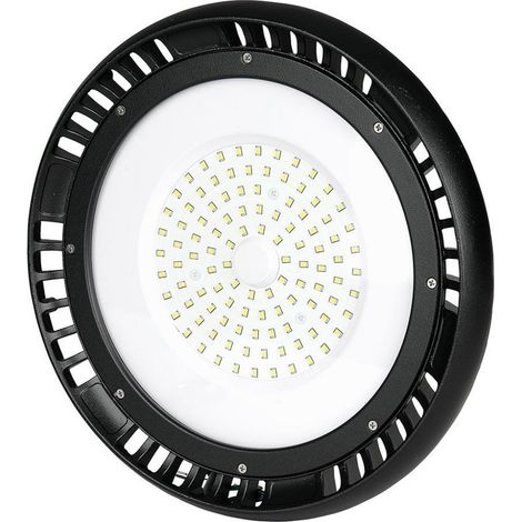LAMPADA INDUSTRIALE LED UFO SHAPE 100W SMD 120° DIMMERABILE HIGH BAY CHIP SAMSUNG LUCE BIANCA FREDDA (1/5)