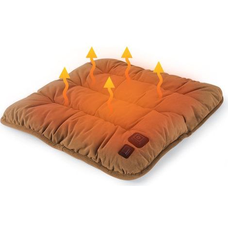Coussin de siège chauffant au graphène pour bureau et voiture, alimentation USB (1/5)