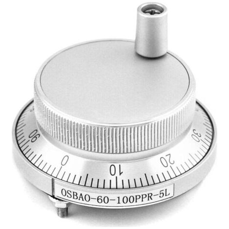 Encodeur à roue codeuse 5V 60MM, Encodeur d'impulsions CNC Manuel, pour leSystème de Commande Numérique (1/4)