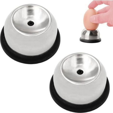 Set aus 2 halbautomatischen Eierentfernern aus Edelstahl 304 zum Entfernen roher Eier, Mini-Küchenutensilien (1/5)