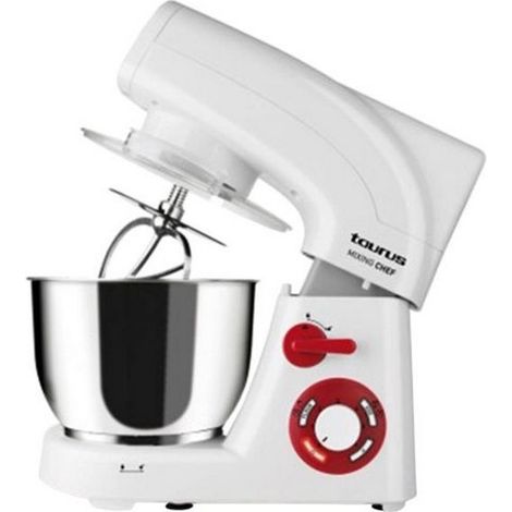 Mixeur blender taurus mixing chef - 1200w - 2 programmes - 6 vitesses - turbo - bol en acier inoxydable 5.5 litres - 3 accessoires (1/2)