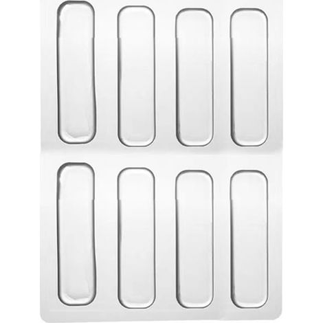 Autocollants de porte en silicone anti-collision, protection murale (1/2)