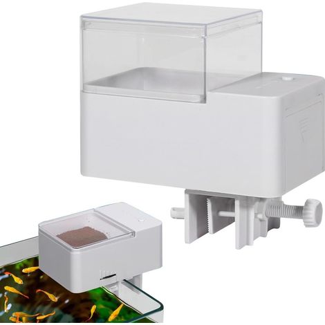 Automatischer Fischfutterspender mit Zeitschaltuhr – für Aquarien/Schildkröten/Hamster – Süßwasser/Salzwasser